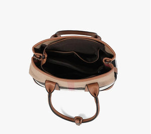 Abide - Designer Luxury Plaid  Handbag