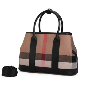 Abide - Designer Luxury Plaid  Handbag