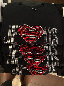 Abide - "Jesus" Tee Shirt - Black