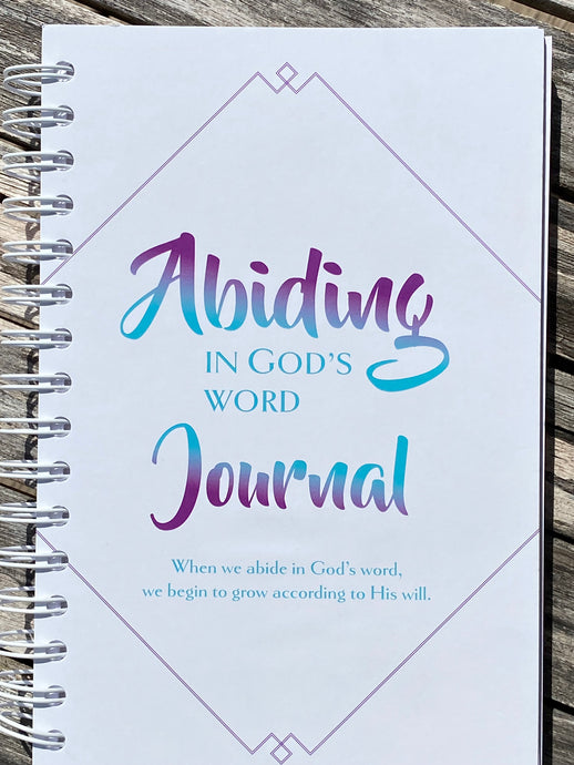 Abiding in God's Word Journal