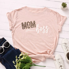Load image into Gallery viewer, Mom Boss  T Shirt