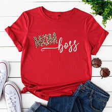 Load image into Gallery viewer, Mom Boss  T Shirt