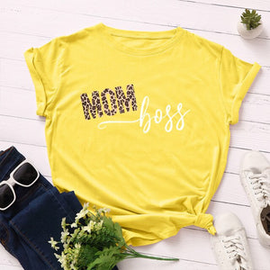 Mom Boss  T Shirt